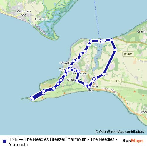 TNB bus Line Map