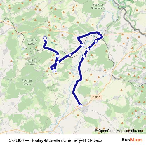 57sbl06 bus Line Map