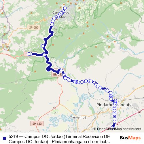 5219 bus Line Map