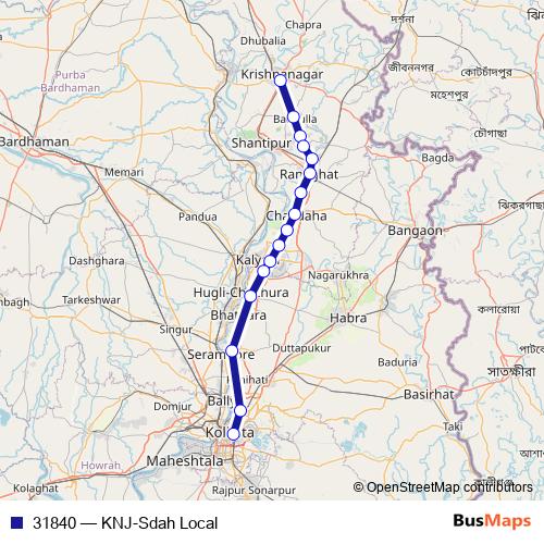 31840 rail Line Map