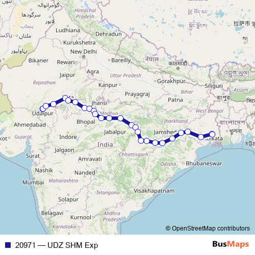 20971 rail Line Map