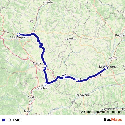 IR 1746 rail Line Map