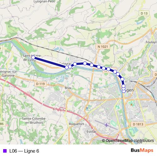 L06 bus Line Map