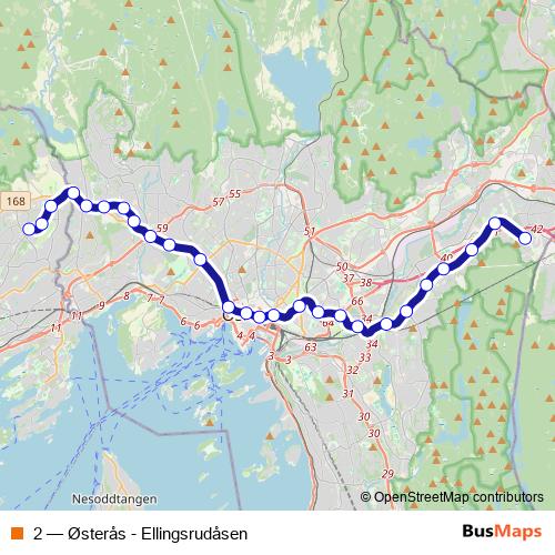 2 metro Line Map