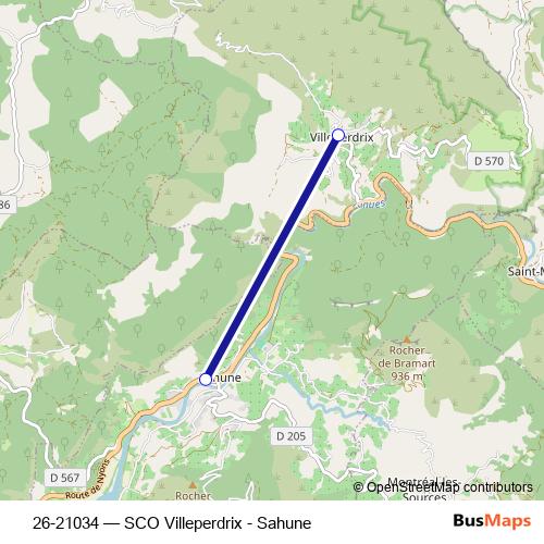 26-21034 bus Line Map