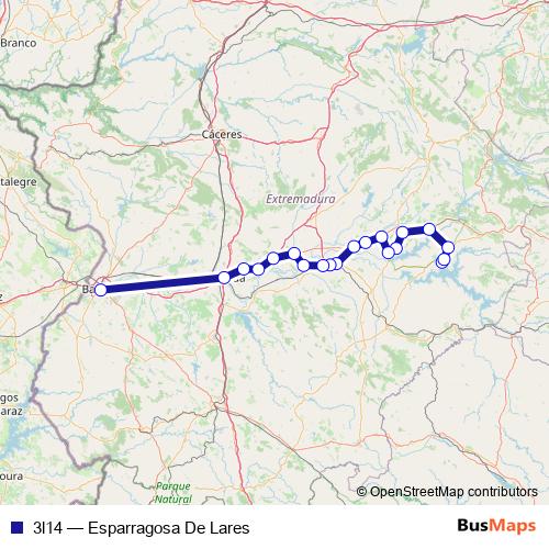 3l14 bus Line Map
