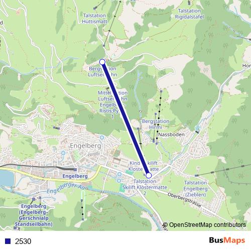 2530 cable-car Line Map