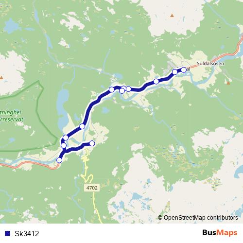 Sk3412 bus Line Map