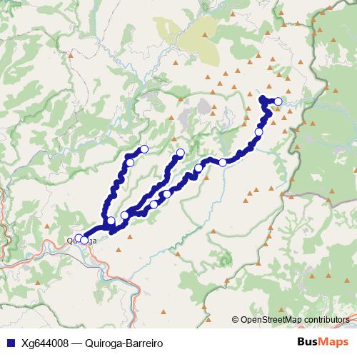 Xg644008 bus Line Map