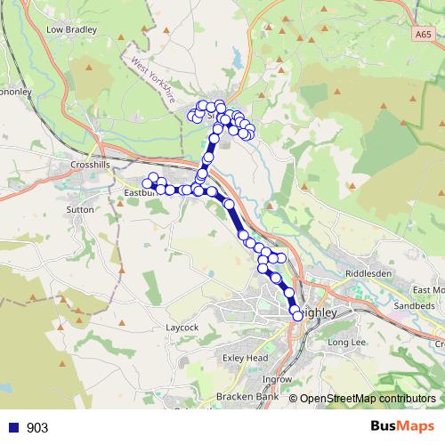 903 bus Line Map