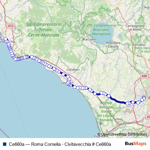 Ce660a bus Line Map