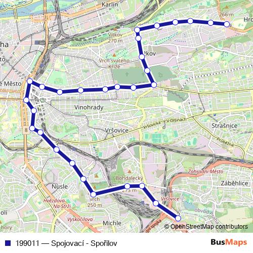 199011 tram Line Map