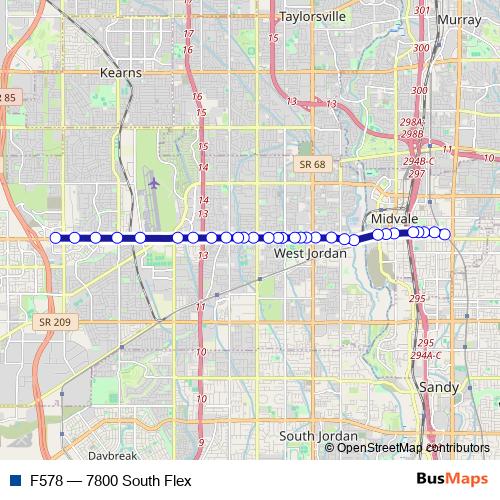 F578 bus Line Map