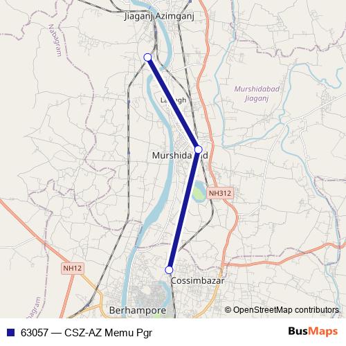 63057 rail Line Map
