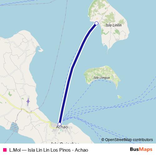 L.Mol ferry Line Map