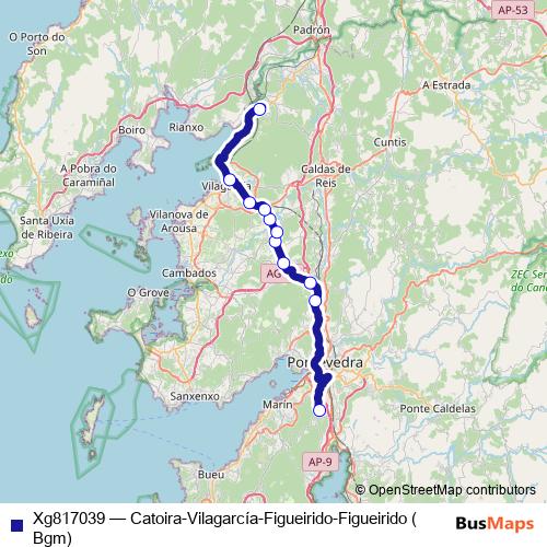 Xg817039 bus Line Map