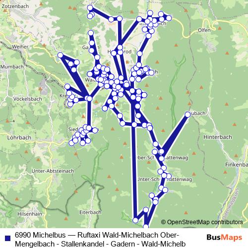 6990 Michelbus bus Line Map
