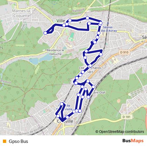 Gpso Bus bus Line Map