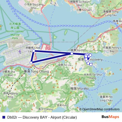 Db02r bus Line Map