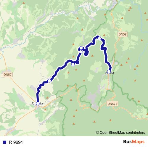 R 9694 rail Line Map