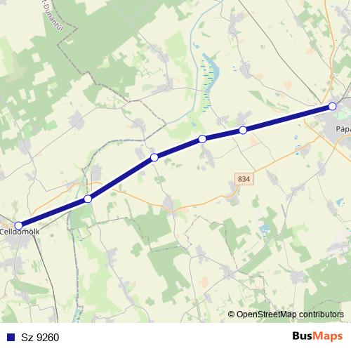 Sz 9260 rail Line Map