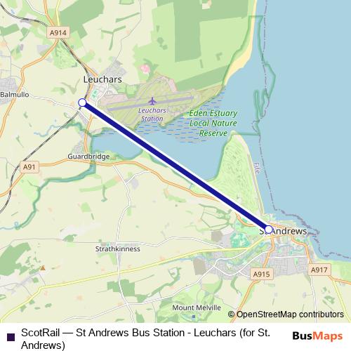 ScotRail bus Line Map