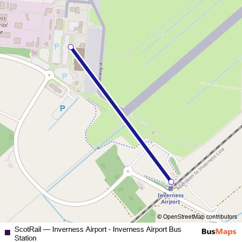 ScotRail bus Line Map