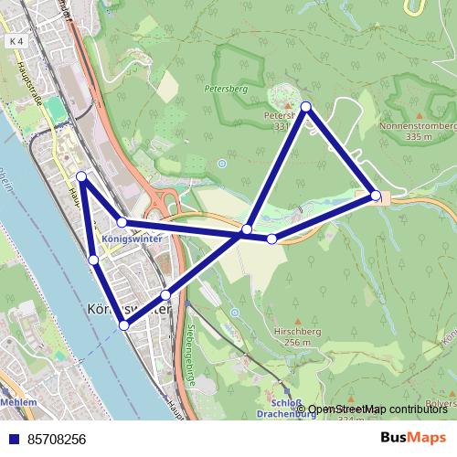 85708256 bus Line Map