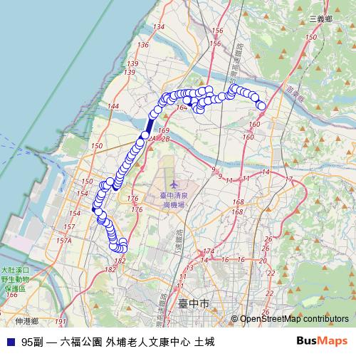 95副 bus Line Map