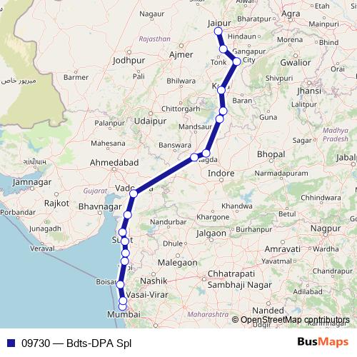 09730 rail Line Map