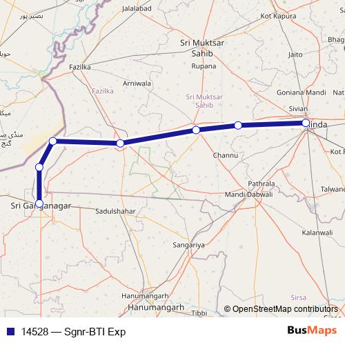 14528 rail Line Map