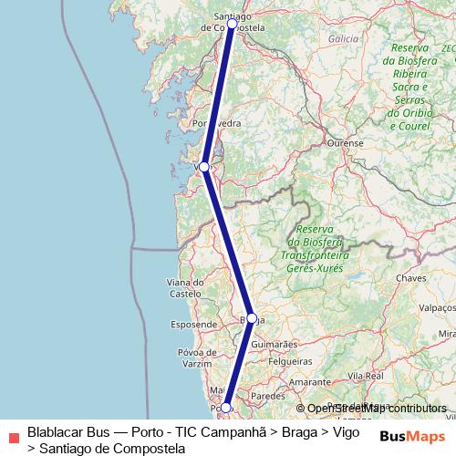 Blablacar Bus bus Line Map