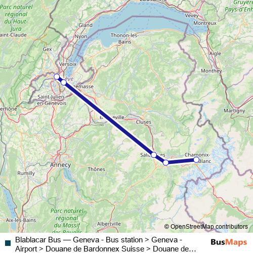 Blablacar Bus bus Line Map