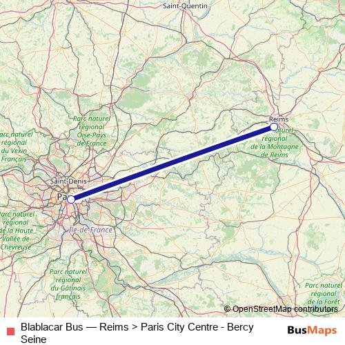 Blablacar Bus bus Line Map