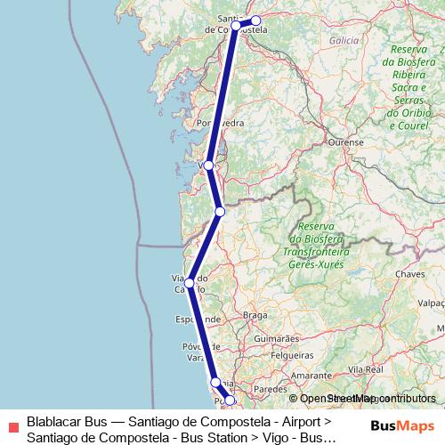 Blablacar Bus bus Line Map