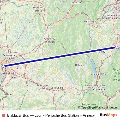 Blablacar Bus bus Line Map