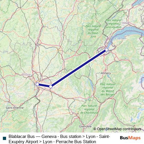Blablacar Bus bus Line Map
