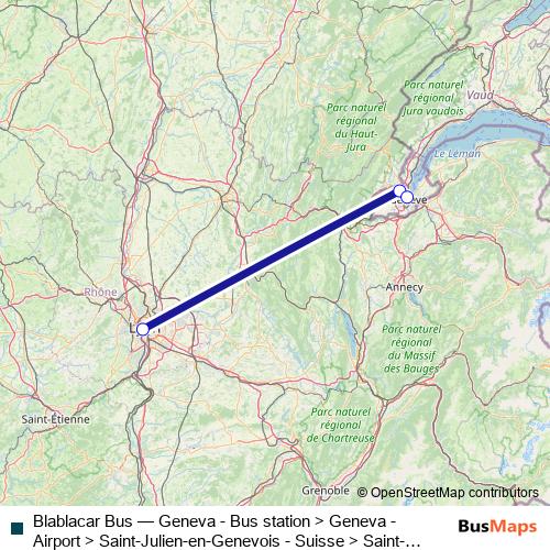 Blablacar Bus bus Line Map