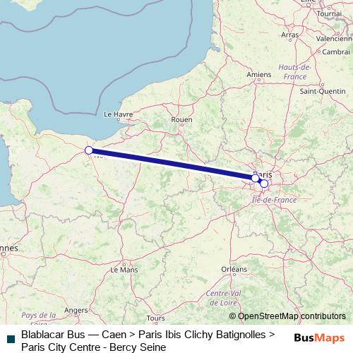 Blablacar Bus bus Line Map