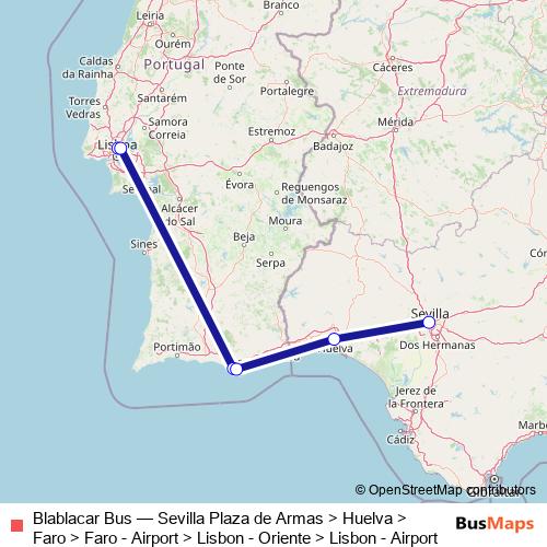 Blablacar Bus bus Line Map