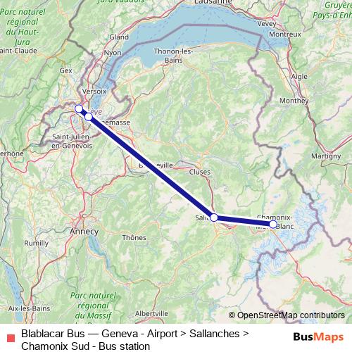 Blablacar Bus bus Line Map
