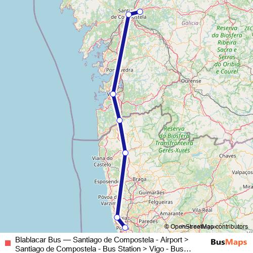 Blablacar Bus bus Line Map