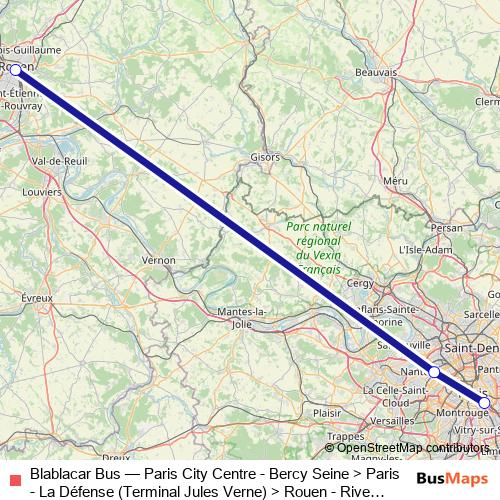 Blablacar Bus bus Line Map