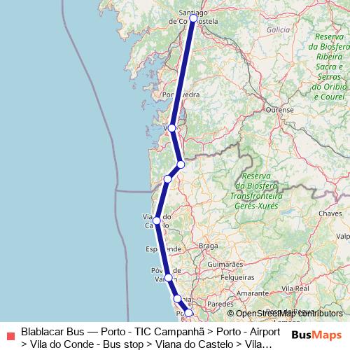 Blablacar Bus bus Line Map