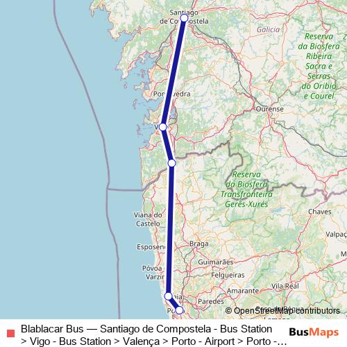 Blablacar Bus bus Line Map