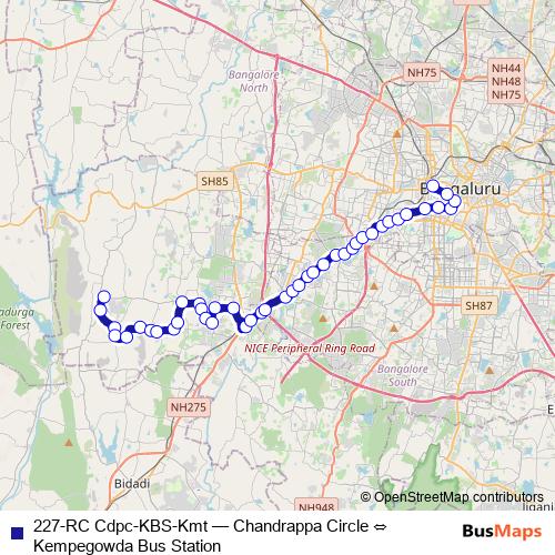 227-RC Cdpc-KBS-Kmt bus Line Map