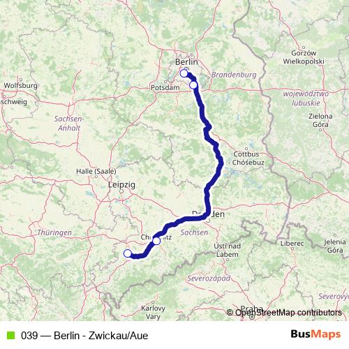 039 bus Line Map
