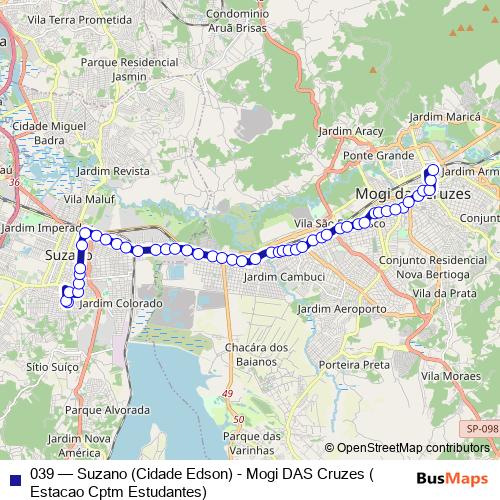 039 bus Line Map