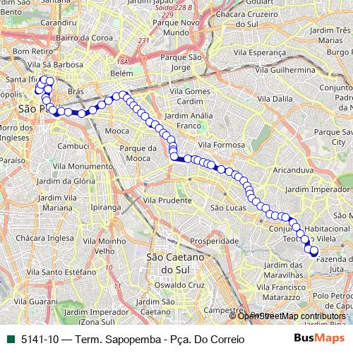 5141-10 bus Line Map