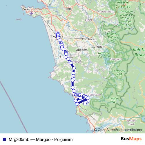 Mrg305mb bus Line Map